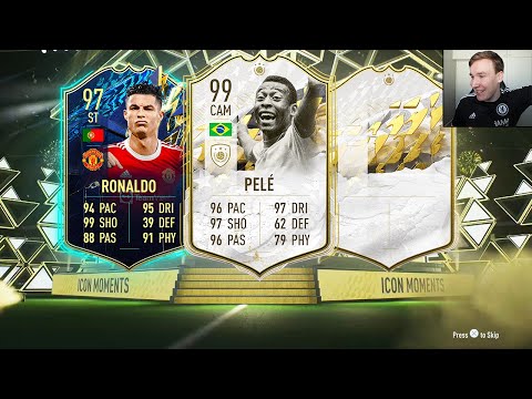 93+ MOMENTS ICON PICK | 99 RATED PELE SBC | TOTS RONALDO FUT DRAFT