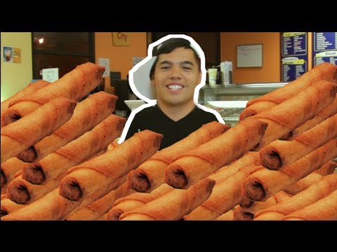 200 EGG ROLLS IN 10 MIN CHALLENGE!
