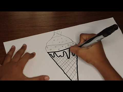 Ice cream।Raisha art। Chocolate 🍫 🍦। Raisha arts and crafts ।