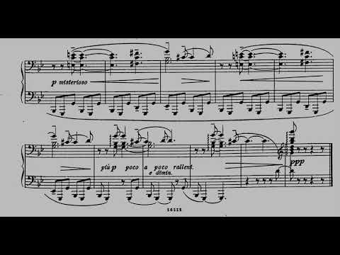 Georgy Catoire - Quatre Morceaux for Piano, Op. 12 (1901) [Score-Video]