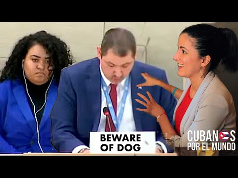 Castro's henchmen come out like rabid dogs after Rosa María Payá's request UN Human Rights Council