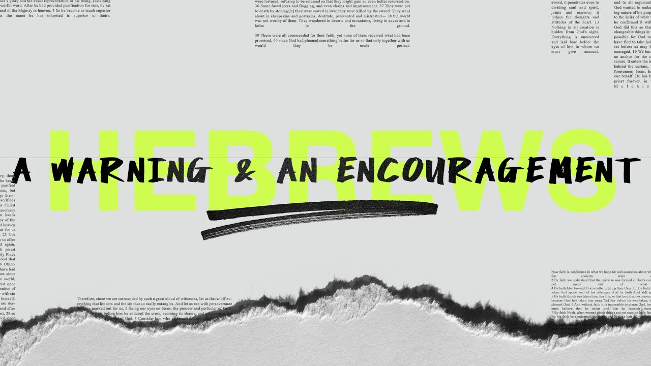 A Warning & An Encouragement