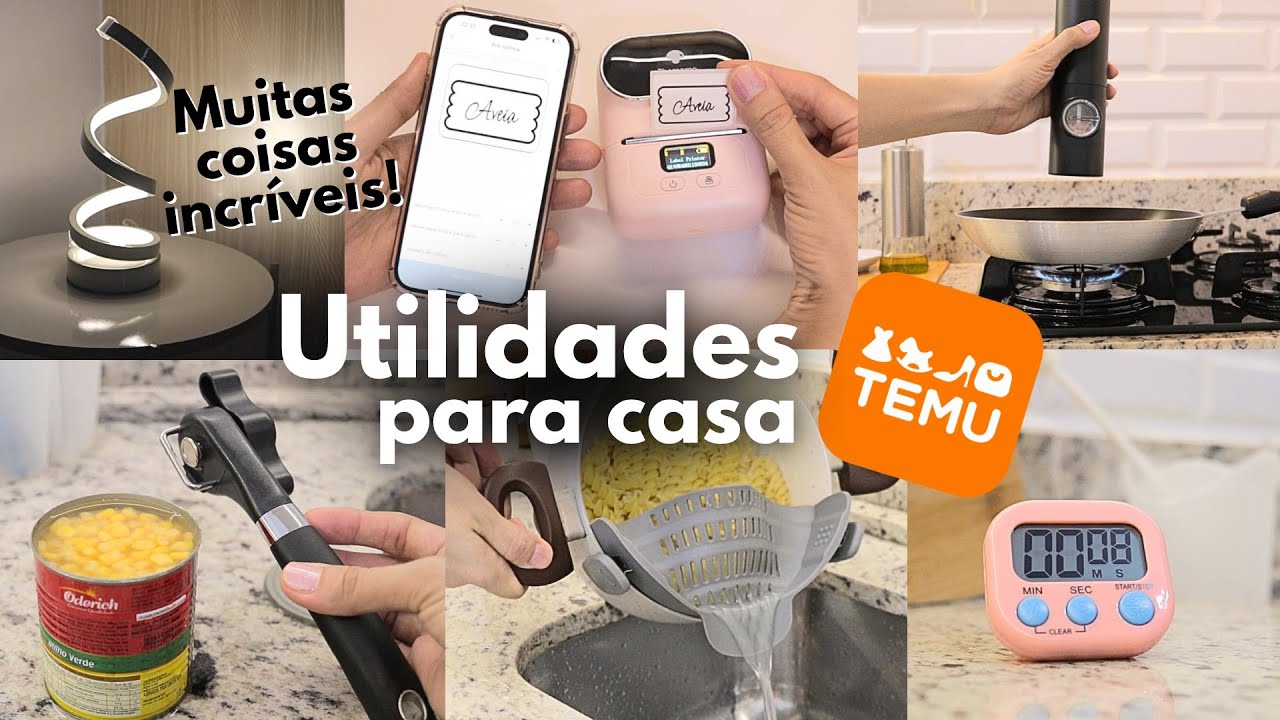 PRODUTOS PARA CASA NA TEMU | Muitas utilidades incríveis!