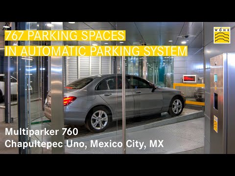 WÖHR Multiparker // Chapultepec Uno, Mexico City - automatic parking system