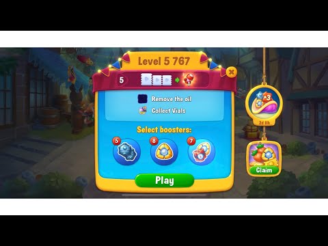 Fishdom, level 5767 remove the oil