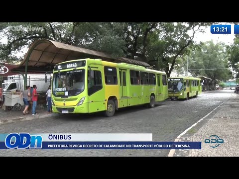 Prefeitura revoga decreto de calamidade no transporte público de Teresina 17 03 2022