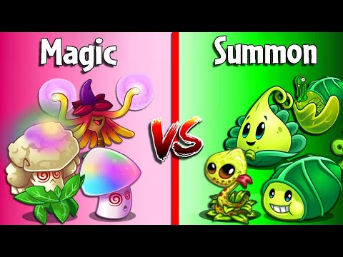 Team 3 MAGIC vs 3 ZOMBOID - Who Will WIn? - Pvz 2 Team Plant vs Team Plant