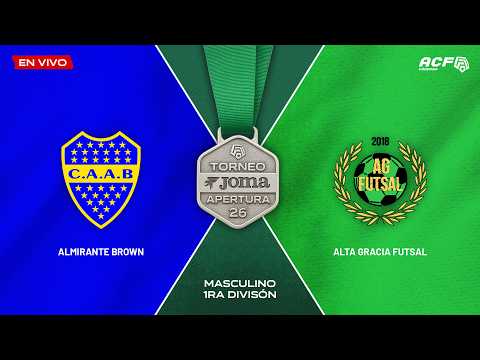 ALTE. BROWN vs. ALTA GRACIA FUTSAL | Cordoba | Fecha 8 - Torneo Apertura