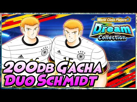200db GACHA "DREAM COLLECTION" KEVIN & ERIC SCHMIDT + SSR Selectable - Captain Tsubasa Dream Team