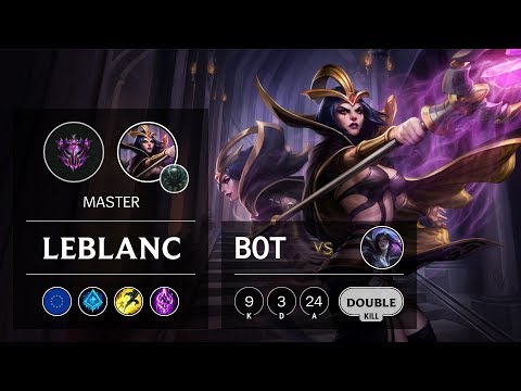 LeBlanc Bot vs Kai'Sa - EUW Master Patch 9.24