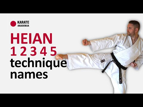 Heian 1 2 3 4 5 – Complete Shotokan Kata Tutorial 🥋 | Step-by-Step with Technique Names