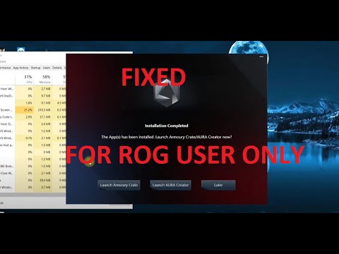 Armoury Crate Rog Installation Failed Fix