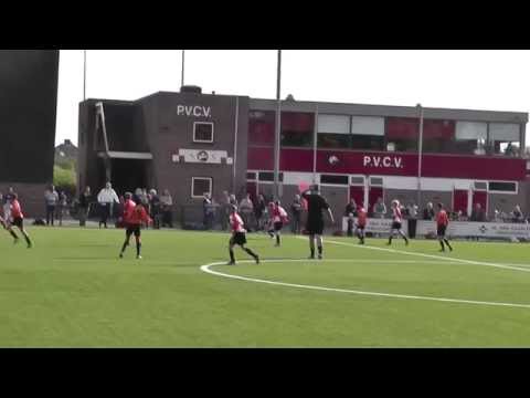 18 okt 2014 PVCV D2 - VV De Meern D3 beker 5-3 Blessure Stefan