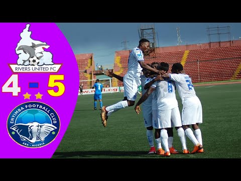 Rivers United FC 1 - 0 Enyimba International FC 4 - 5 All Goals & Highlights & Penalty shootout