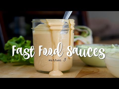 GARLIC SAUCE, AVOCADO SAUCE, HAMBURGER SAUCE | How To Make Dipping Sauces | SyS
