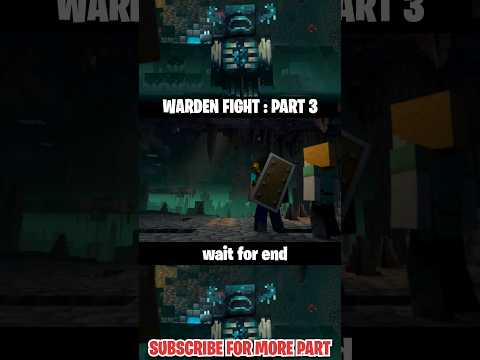 EPIC WARDEN FIGHT!!! Minecraft Animation Shorts