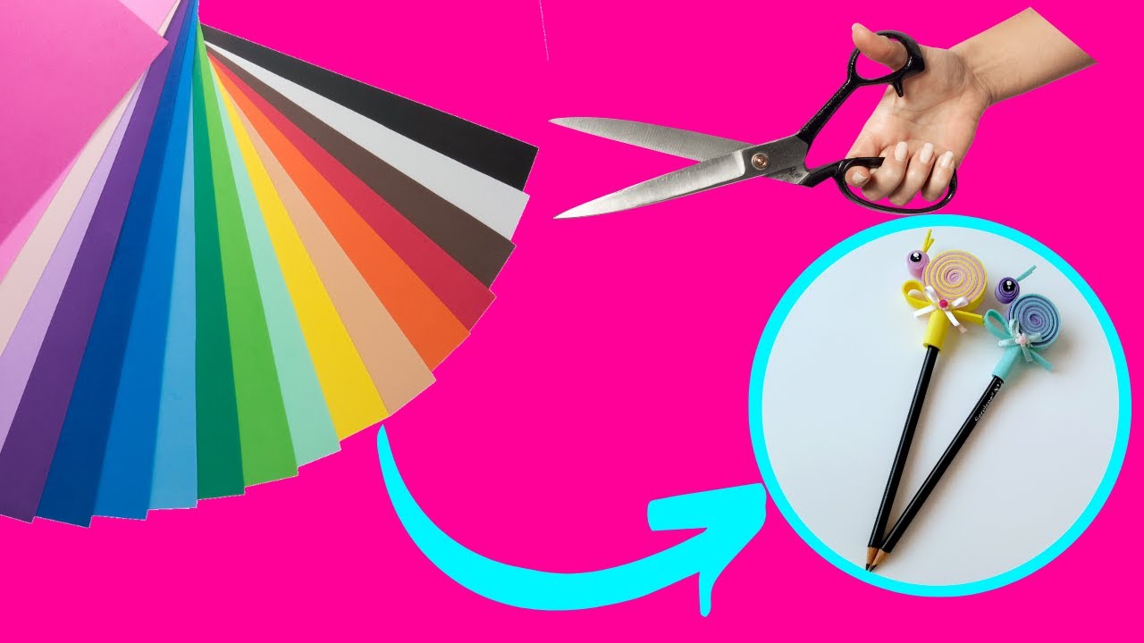 😍FIQUEI ENCANTADA com essa PONTEIRA de LÁPIS em EVA |  PONTEIRA de CARACOL | LEMBRANCINHA