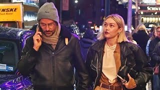 Bradley Cooper, 49, and girlfriend Gigi Hadid, 28, sweetly hold hands after enjoying a date night at