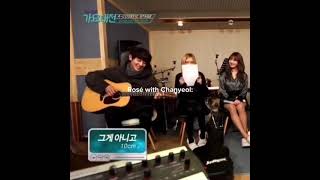 Download lagu Rosé was uncomfortable with other men but with #EXO Chanyeol she was comfortable with him mp3