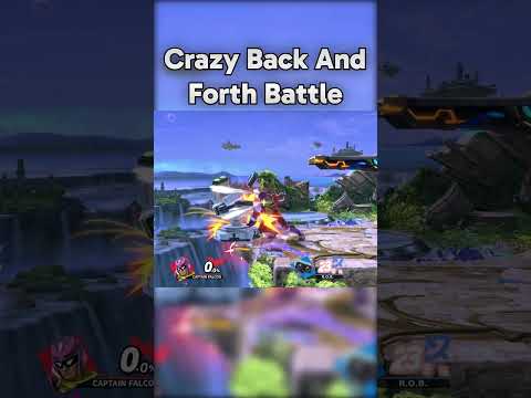 Crazy Back And Forth Battle #supersmashbros #gaming #ssbu #videogames #nintendoswitch2