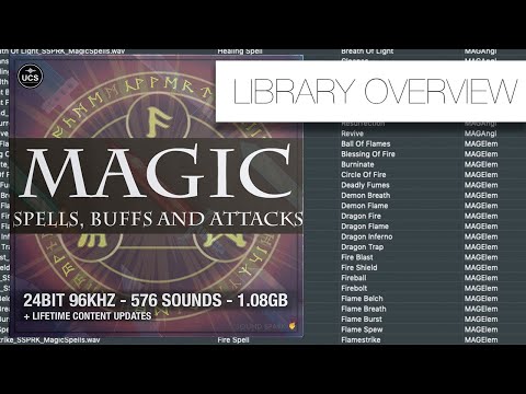 Magic Spells - Sound Library Overview