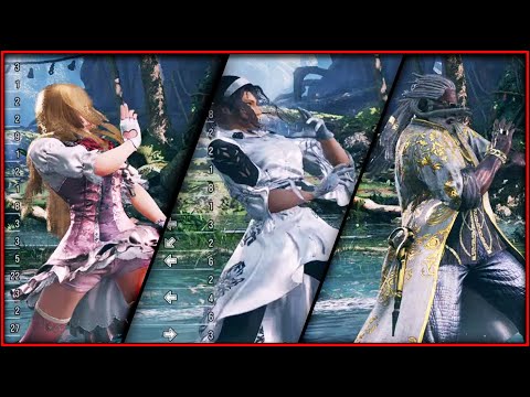Korean Back Dash ALL Characters Comparison | Tekken 8 CNT