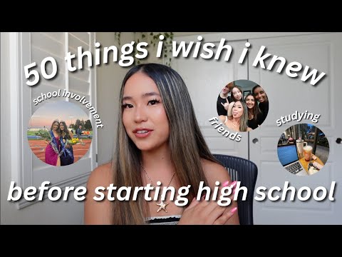 50 Dinge, die ich gerne vor Beginn der High School gewusst hätte | RATSCHLÄGE FÜR ERSTSTUDENTEN