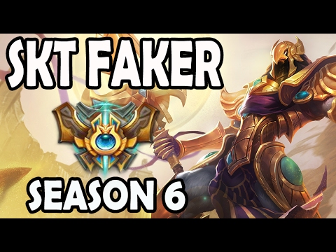 SKT T1 Faker Azir vs Zed MID Ranked Challenger Korea