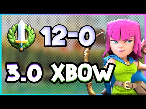 FULL 12-0 Classic Challenge with 3.0 Xbow Cycle (#12)! — Clash Royale