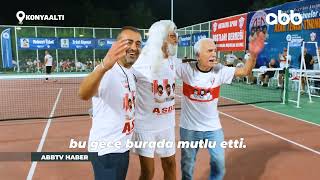 AYAK TENİSİ TURNUVASINDA EFSANELER UNUTULMADI