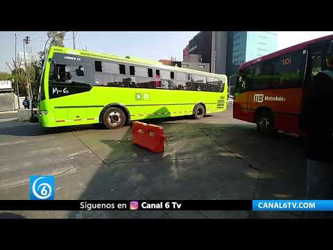 Video: Traslado del metro Salto del Agua a Observatorio con tiempos de hasta 50 minutos