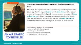 [B2 LISTENING] - Interview with an air traffic controller "Jake Watson"