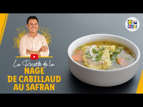 Spring broth with cod