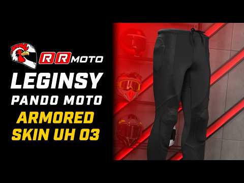 PANDO MOTO ARMORED SKIN UH 03 _ legginsy motocyklowe AA z SAS_TEC TripleFlex i Balistex | baselayer