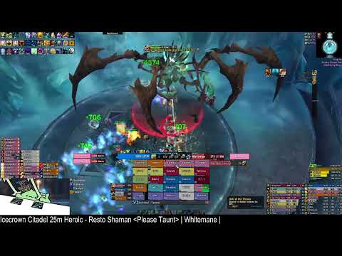 Lord Marrowgar 25 Heroic - Resto Shaman, Rank 22