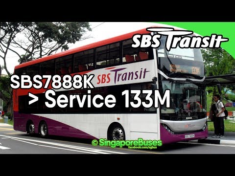 [SBST] Scania K310UD (Gemilang Demo): SBS7888K | Service 133M (Singapore Buses)