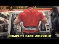 COMPLETE BACK WORKOUT | BODYBUILDING POST MEAL | GROCERY SHOPPING