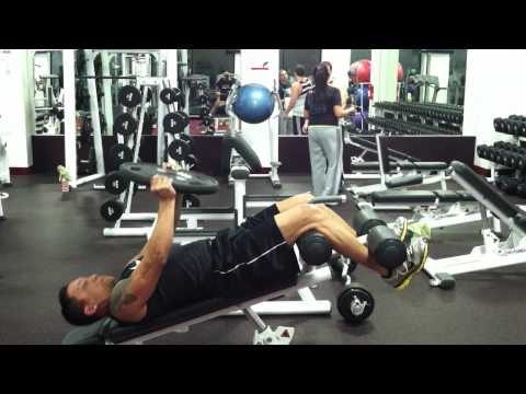 Decline Weighted Plate Sit Ups