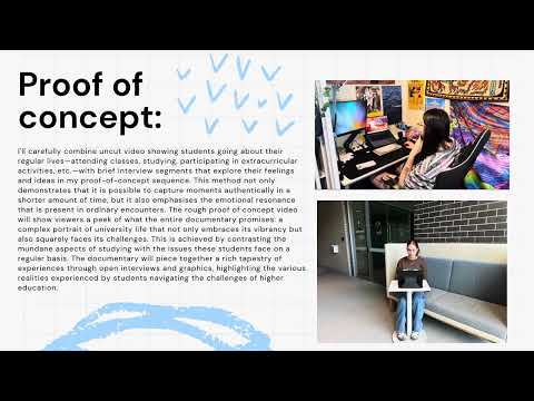 BCM217- PITCH A2 - TITLE: Balancing Acts; A documentary on university students lives