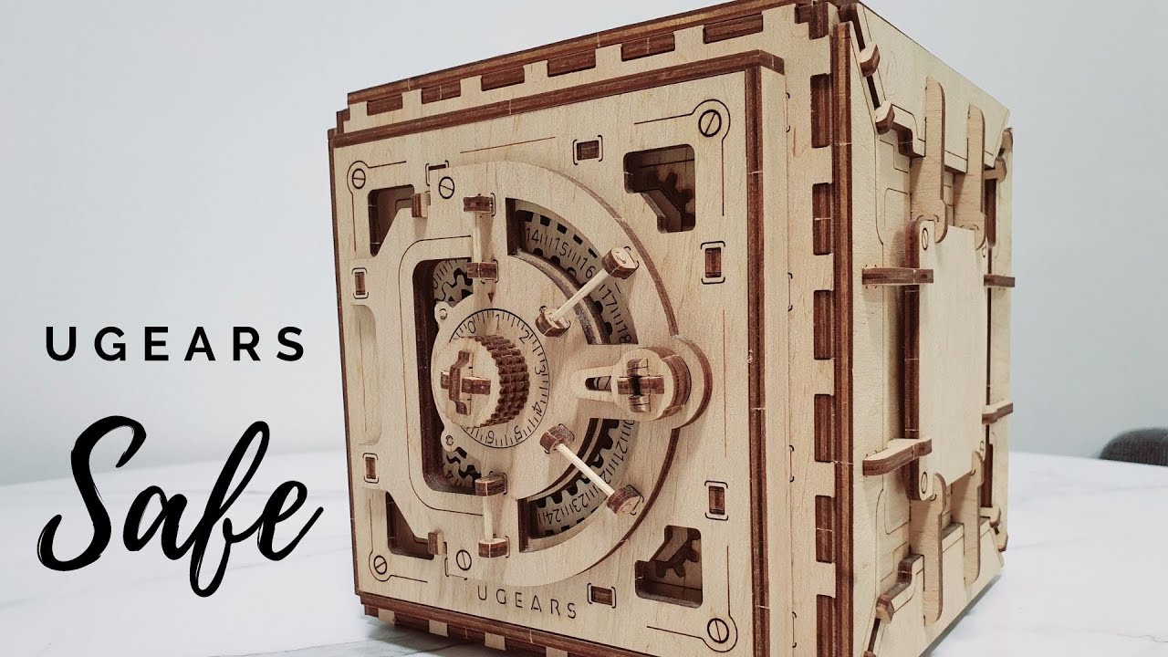 UGEARS Model Safe Kit - DIY 3D Wooden Puzzle | gift ideas