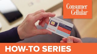 Using the Consumer Cellular All-In-One SIM Card