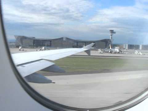 Lufthansa A380 take-off at FRA