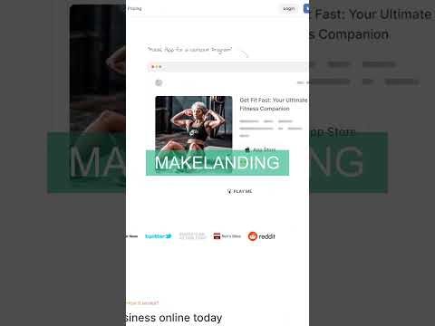 AI Tools - Makelanding #shorts