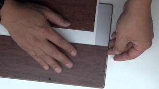 Microsoft Surface Pro 3 Royal Primavera Wood Back Install by Stickerboy