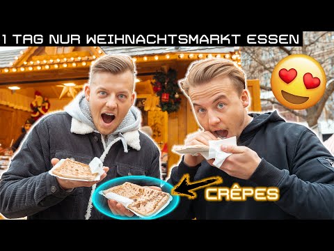 24 HOURS OF ONLY CHRISTMAS MARKET FOOD!!! *extremely delicious*