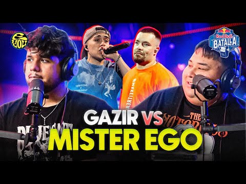 ESTA BATALLA SIEMPRE ES GARANTÍA! - Reacción a GAZIR vs MR EGO - Red Bull España - EYOU TV