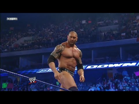Batista vs. The Big Show - SmackDown 09/18/2009 (1/2)