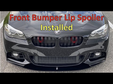 BMW F10 Front Bumper Lip Spoiler Splitter Installation: M-Sport 528i, 535i, 550i