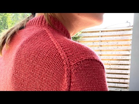 Shifted shoulder seam