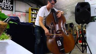 Clayton Thomas LIVE on double bass 20150311